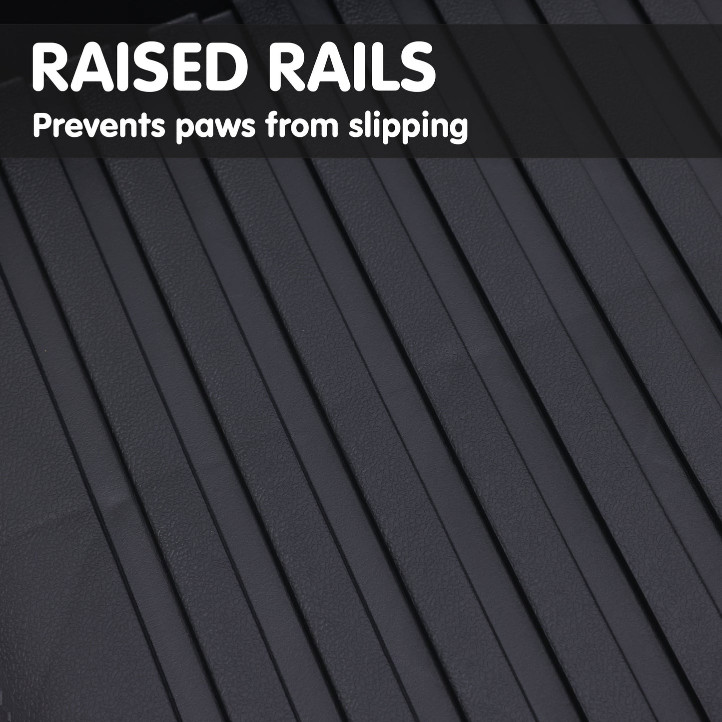 Portable Dog Pet Ramp - Black 152 cm