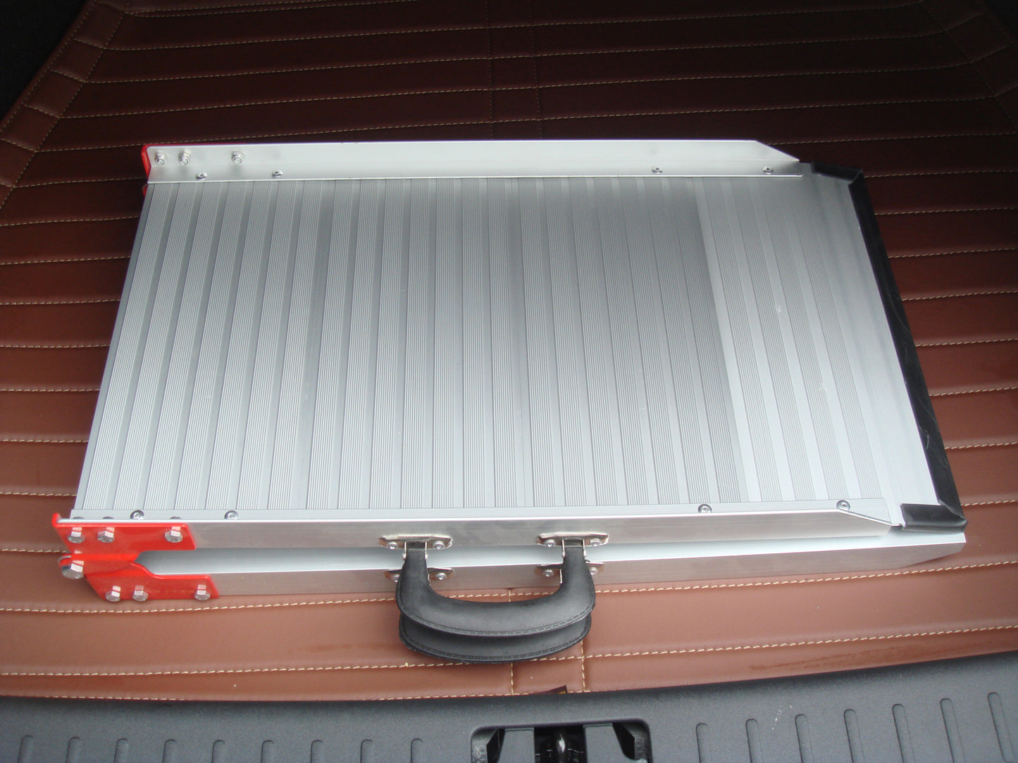 Portable Foldable Aluminium Folding Pet Dog Car Van Climb Non Slip Surface Ramp 183cm