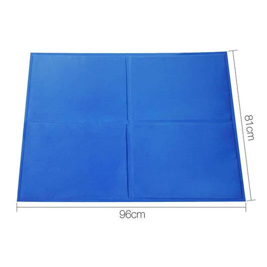 Pet Cool Gel Mat Dog Cat Bed Non-Toxic Cooling Dog Summer Pad 80 x 95 cm XXL